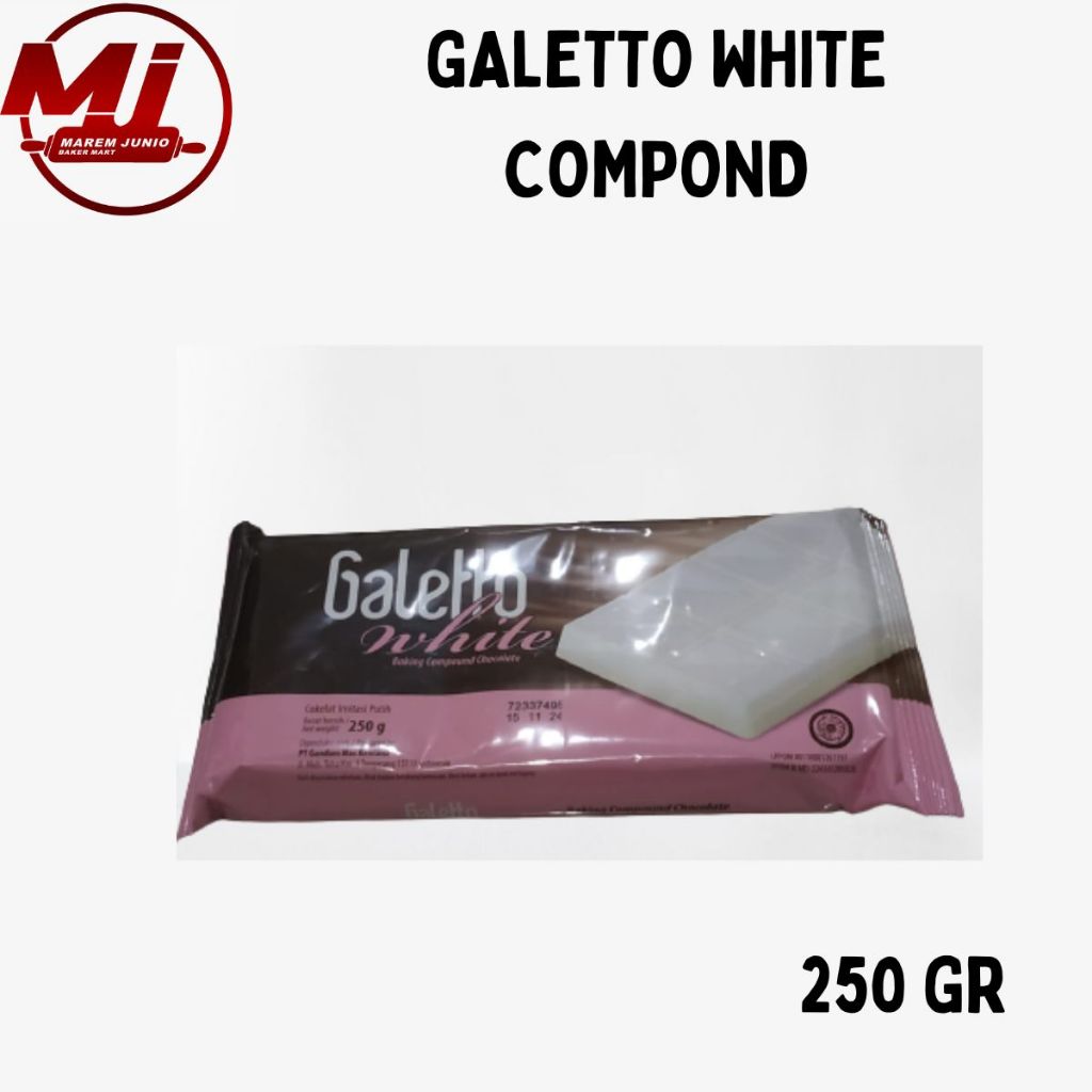 

Coklat Compound Galetto White 250 Gr