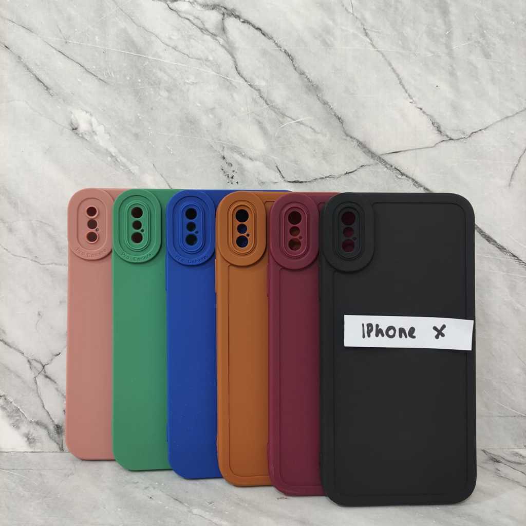 SoftCase Pro Camera Silicon Matte Case Full Cover CASE FOR Ip 11 Ip 11 Pro Ip 11 Pro Max White_Cell