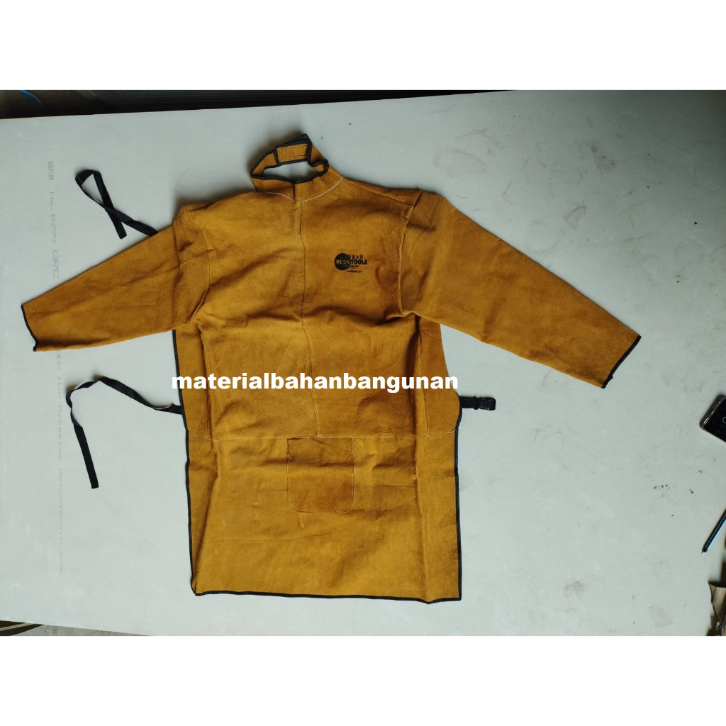 Daster Las Lengan Panjang Apron Pelindung Diri Baju Las Safety
