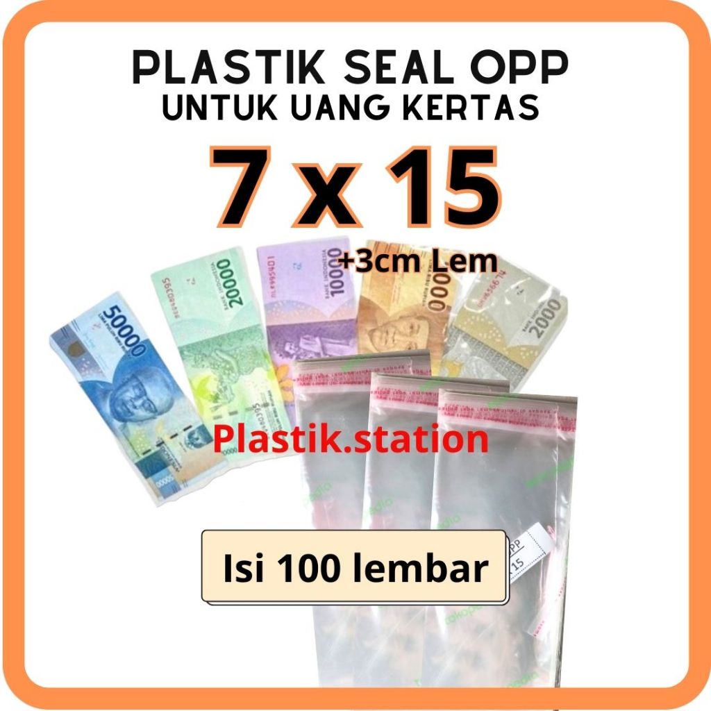 

Plastik Opp Bening Lem Perekat 7x15cm + 3cm Seal Kemasan Roti Buket Bucket Bunga Souvenir