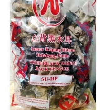 

JAMUR KUPING HITAM PUTIH/WHITE BLACK FUNGUS 1000 GR