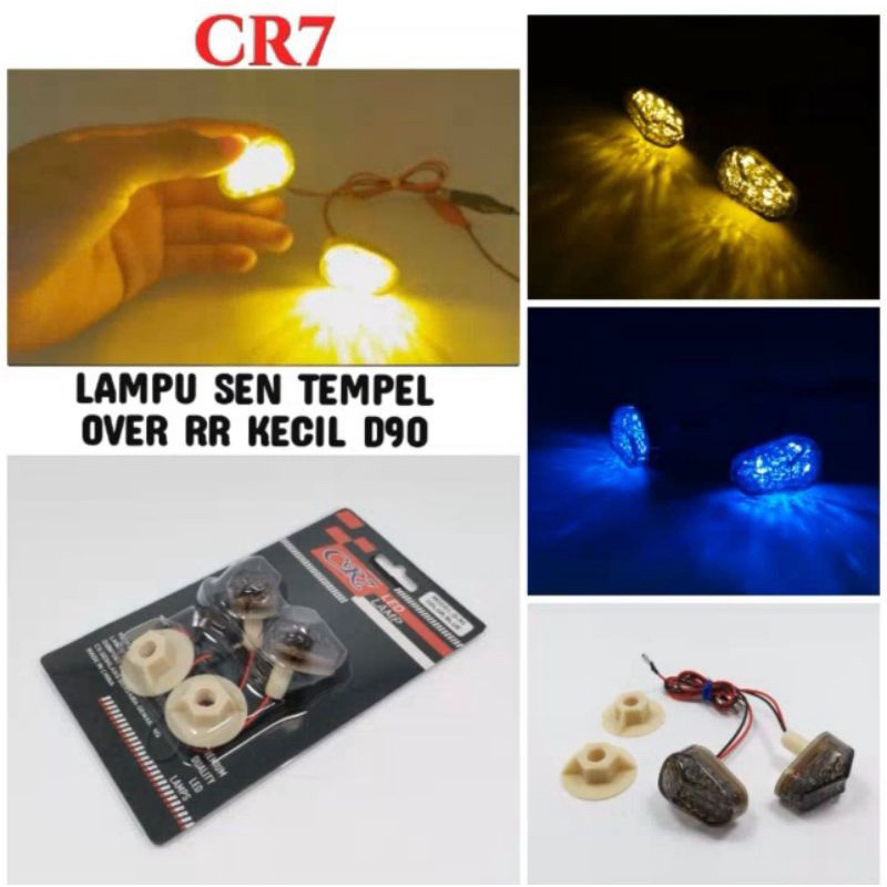 Sein Tempel motor Lampu Sen Tempel LED Kotak GMA TST Buat R15 V3/Cbr150r/Gsx150/R25/R15 V2/Ninja250 