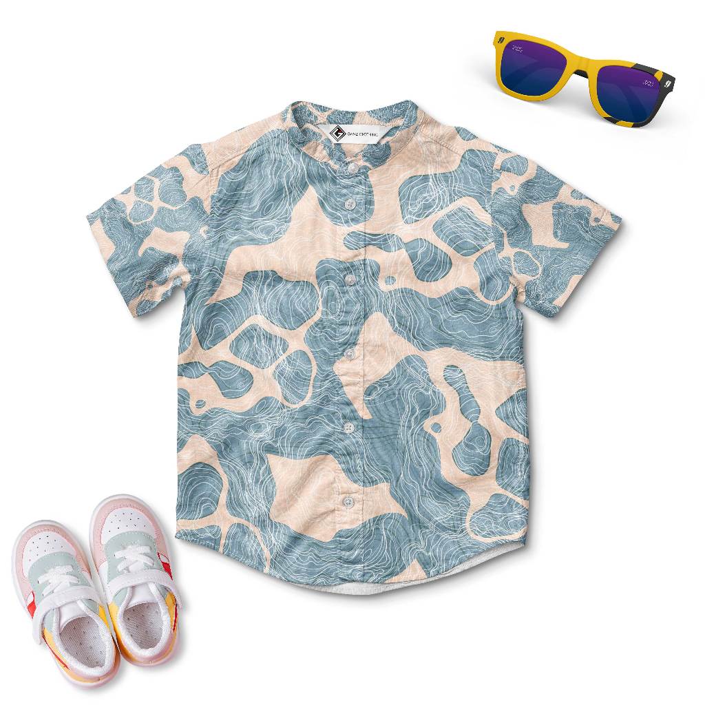 Kemeja anak - Abstract Stone Island