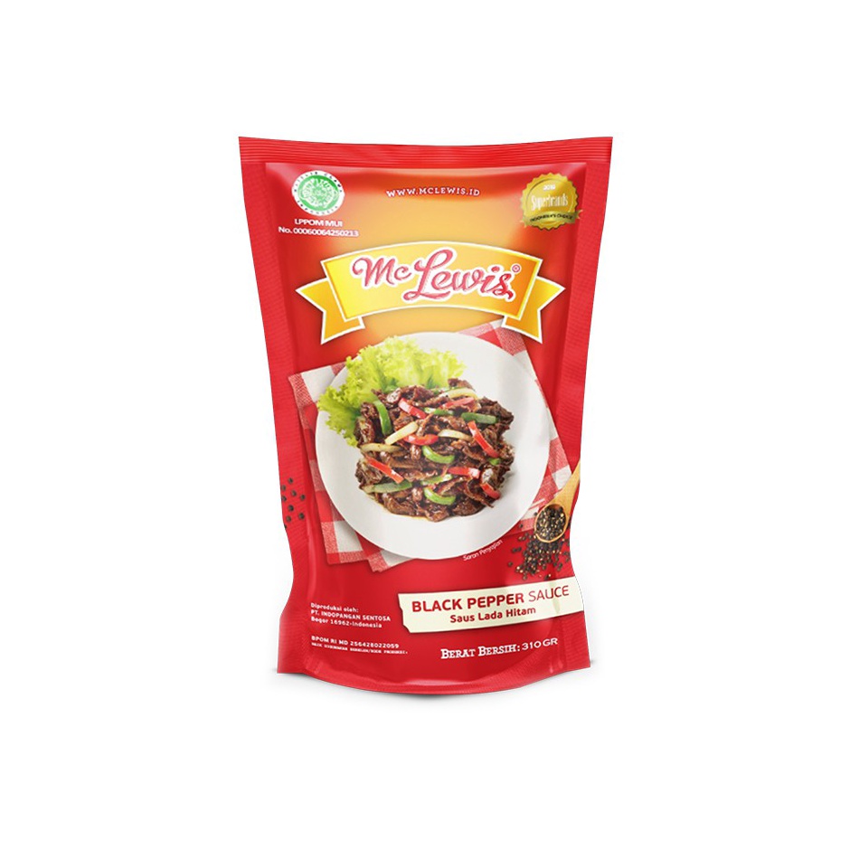 

Lariz manis Mc Lewis Blackpepper Sauce - 310g