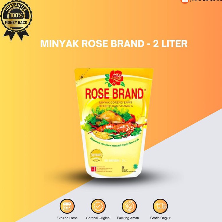 

Belanja hemat Minyak Rose Brand 2 Liter