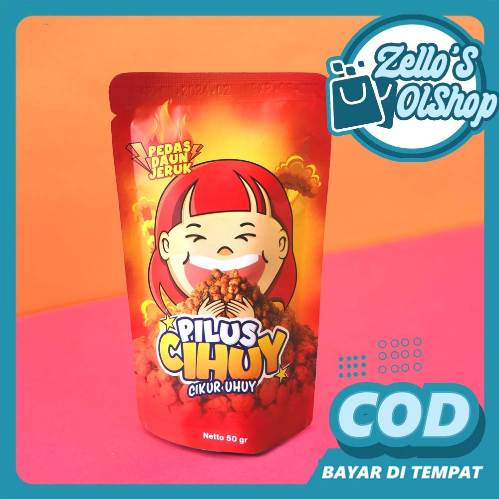 

Cemilan Pilus Cikur Pilus CIHUY Rasa Pedas Daun Jeruk (50 gram) Jajanan Viral Renyah Gurih Cemilan Kekinian Snack Keluarga Indonesia