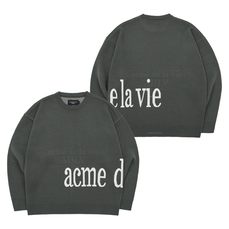 (PO KOREA) ADLV - BASIC LOGO SIDE POINT KNIT ORIGINAL KOREA