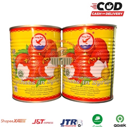 

Kepuasan Belanja Lychee kaleng Herring Brand / Lychees In Syrup / Buah leci Kaleng