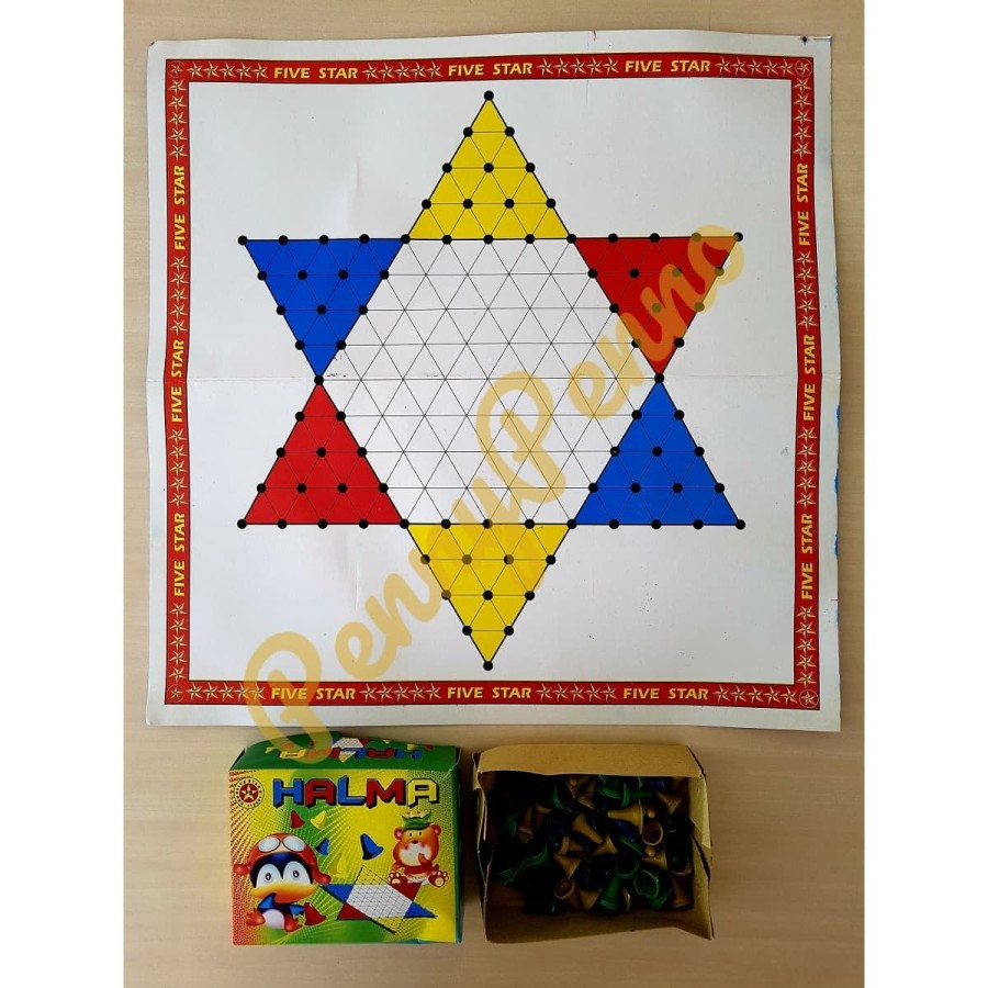 Mainan Tradisional Halma Mainan Jadul Jaman Dulu Board Game