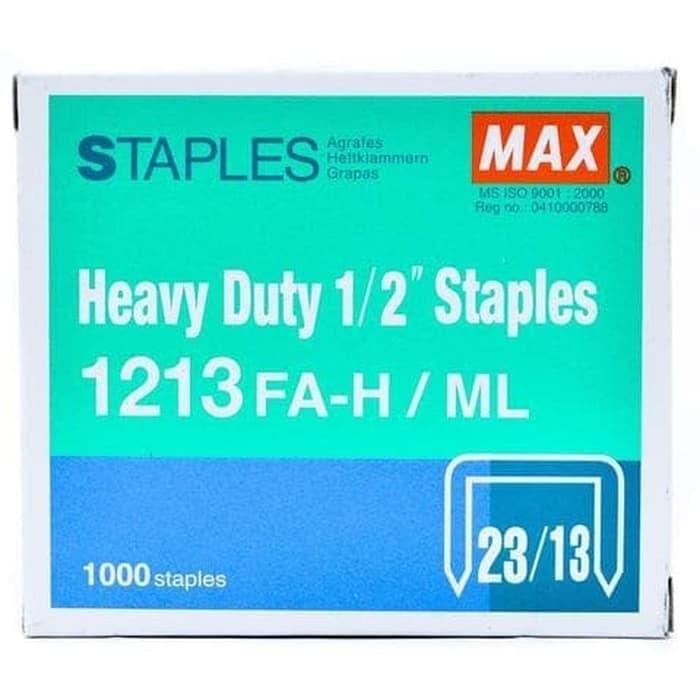 

Max Isi Staples 1217 FA-H/ML Stapler