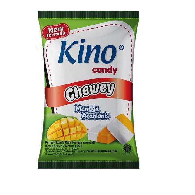 

Permen Kino Candy Chewey rasa Mangga Arumanis - Permen Lunak Pelega Tenggorokan