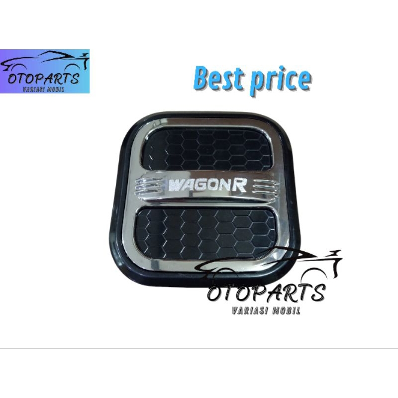 TANK COVER WAGON R HITAM CHROME/COVER TUTUP TANKI WAGON R HITAM CROM/AKSESORIS TUTUP TANKI WAGON R H