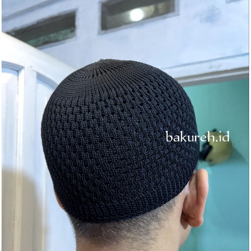 Peci Rajut OT / Peci Rajut Polos / Peci Rajut Elastis / Peci Rajut Hitam Polos / Peci Rajut Putih Po