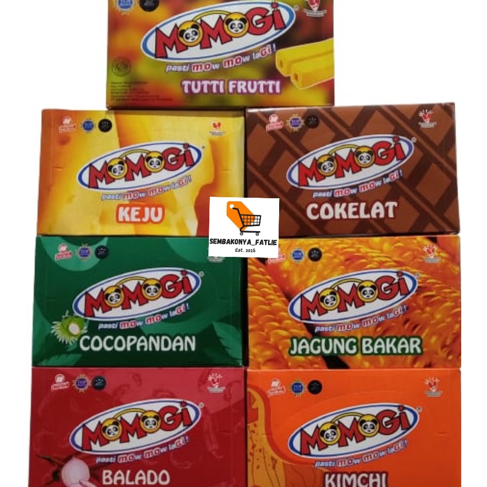 

Diskon Heboh MOMOGI 1 BOX ISI 10 PCS / 12 GRAM
