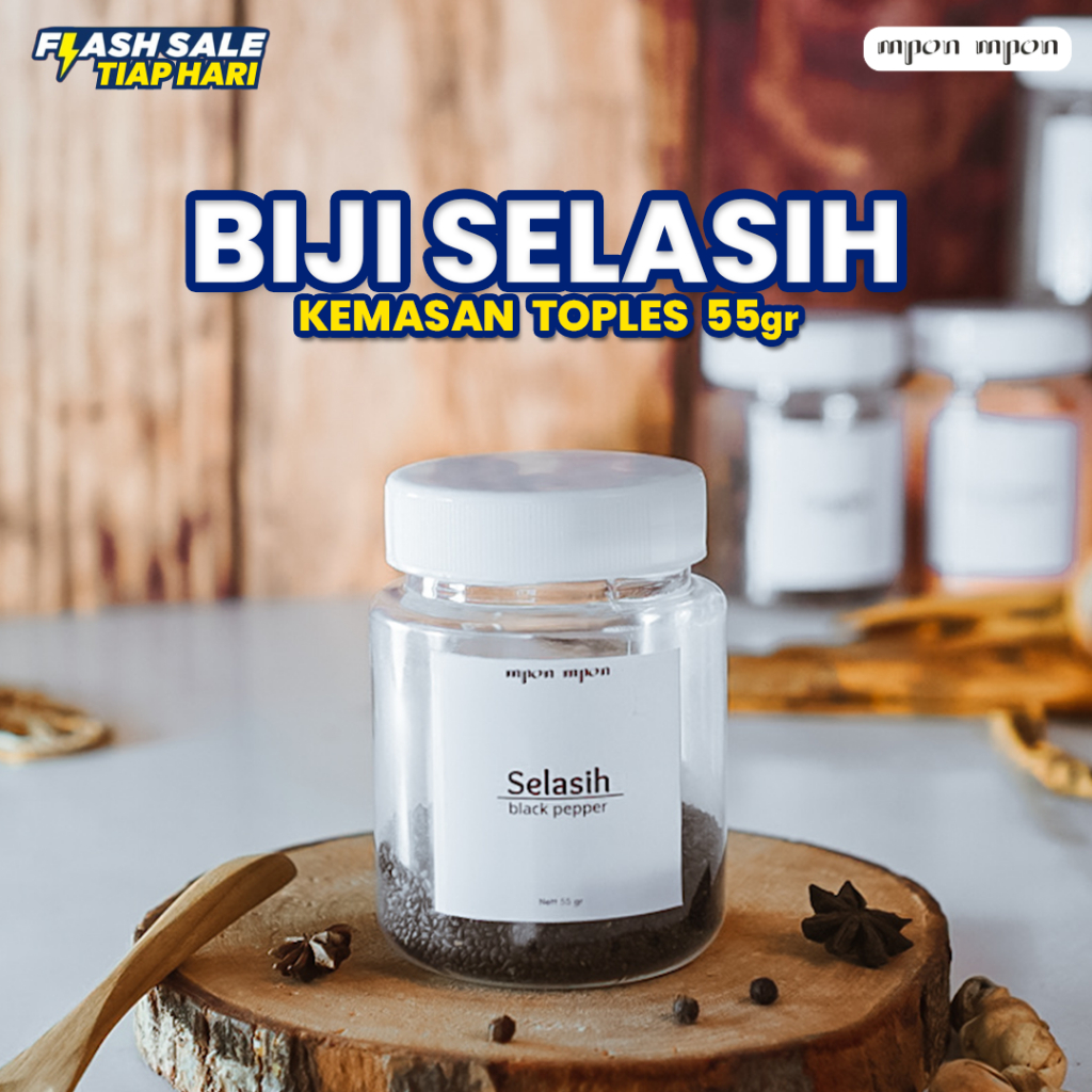 

PROMO Biji Selasih Bumbu Dapur Kualitas Premium Toples Isi 55 gr
