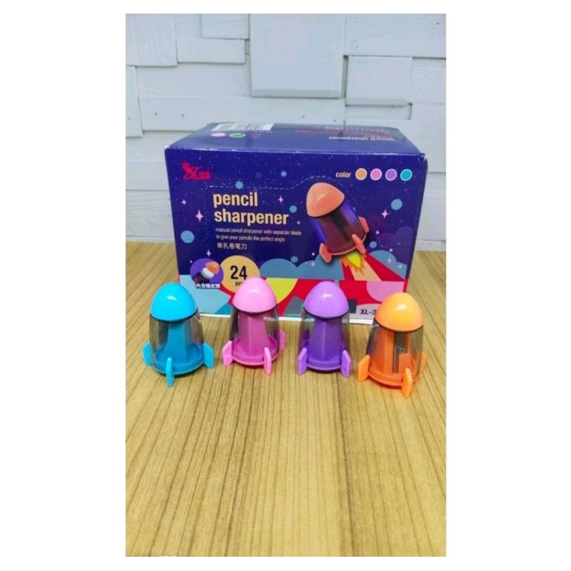 

Serutan Rautan Pensil Putar Karakter Roket ( Per Pcs )