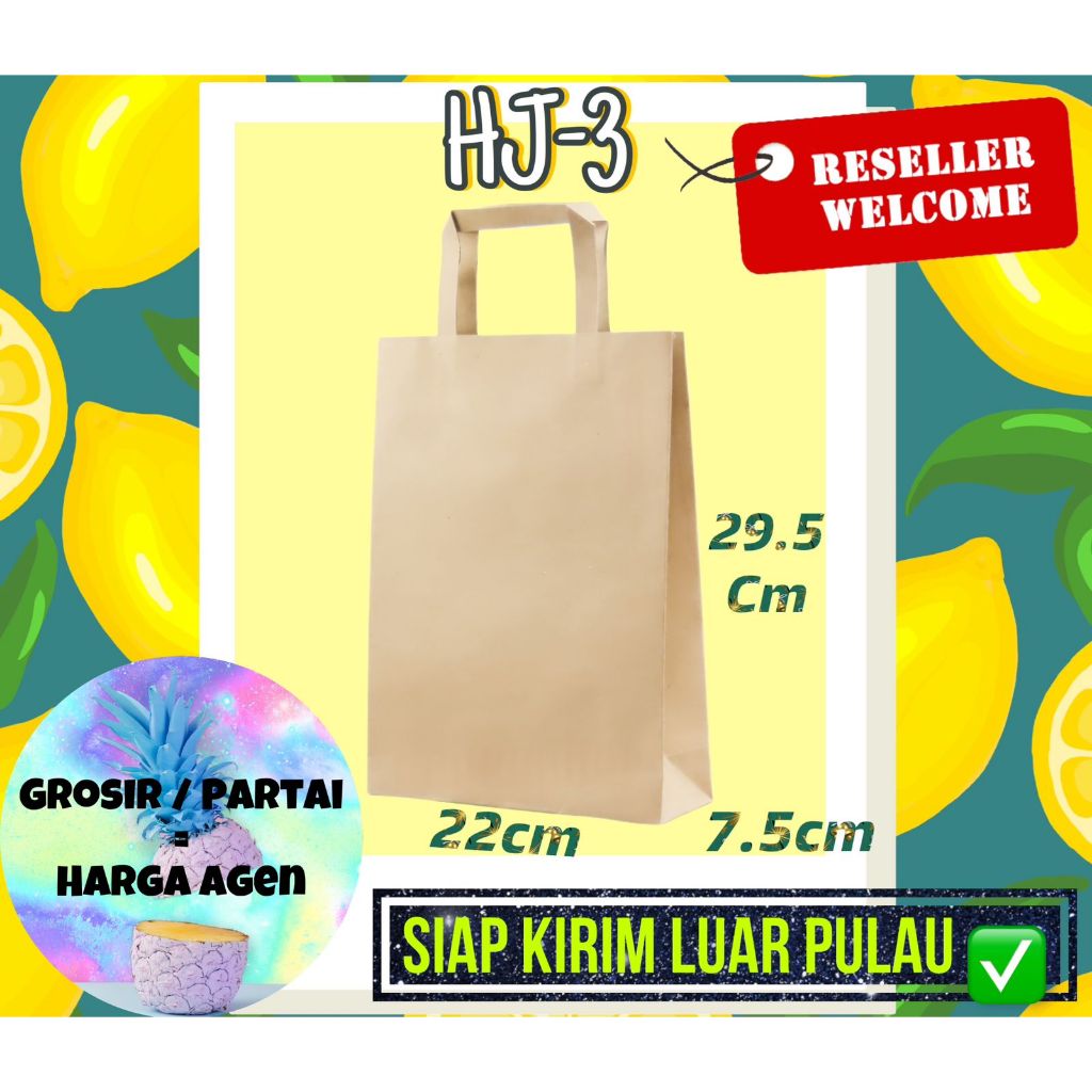 

MINIMAL ORDER 12 PCS!! DAN KELIPATAN!! TIDAK BISA 20 30 40 PAPERBAG HJ 3 22x7,5x29,5 TAS KERTAS TAS BELANJA PAPERBAG SOUVENIR HAMPERS BAG TAS SNACK TAS WEDDING TAS SOUVENIR TAS HANDLE RATA TAS FLA ROPE TAS CANTIK.