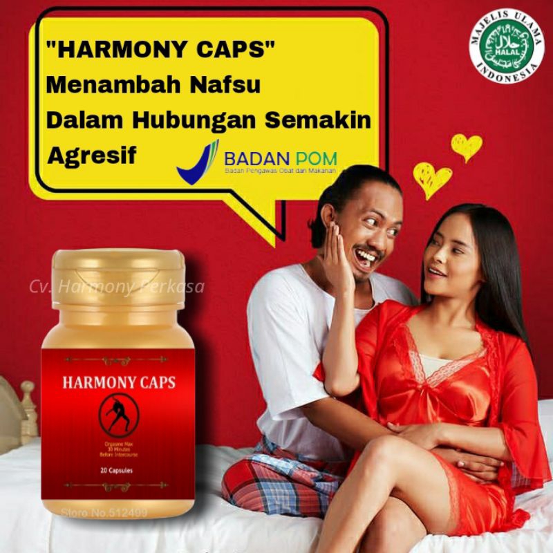 Obat Herbal Stamina Kuat Ta.han La.ma Wanita Perang Sang Paling Ampuh Original Bpom Harmony Caps