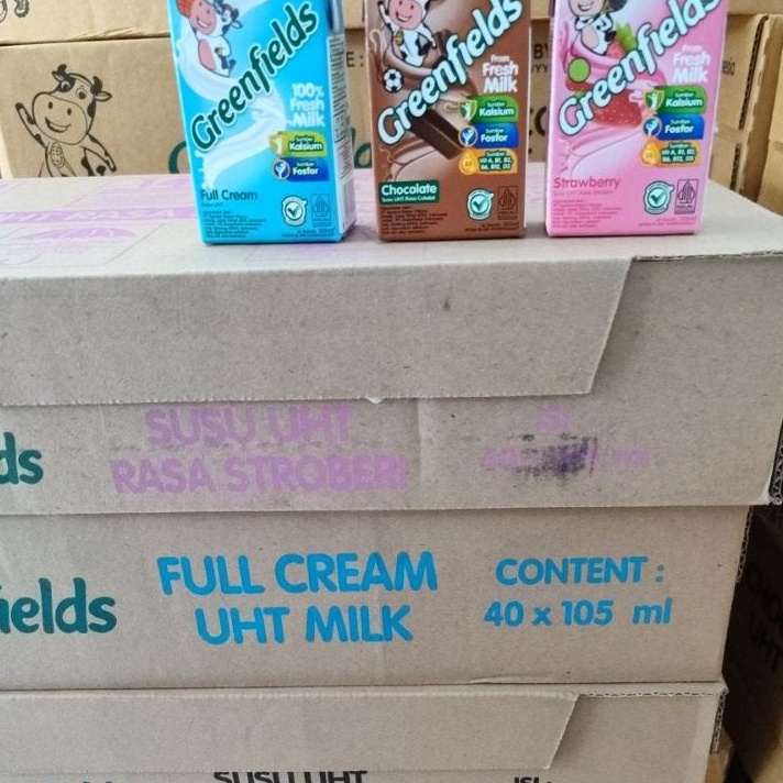 

QBKY2277 【FSASH SALE】 GREENFIELDS SUSU UHT 105 ML 105ML DUS KARTON KARDUS isi 40 pc INSTANT SAMEDAY