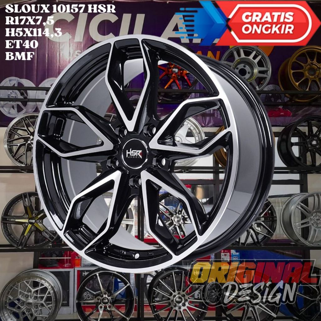 Velg Mobil Ring 17 HSR SLOUX R17 Untuk HRV , XPANDER , RUSH , ACCORD