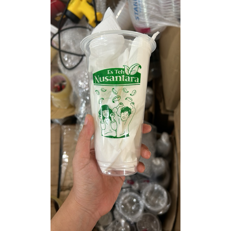 sablon cup 18 oz slim murah