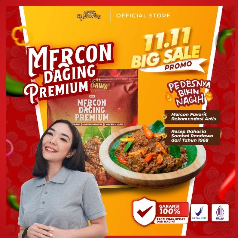 

Terbaik Sambal Mak Pandawa - Daging Premium Berkualitas Nagih Poll (100 GRAM ) gas !!