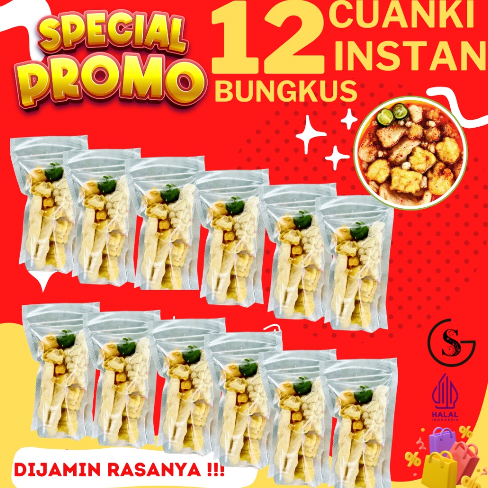 

GROSIR MURAH 12 BUNGKUS CUANKI INSTAN SI PALING HEMAT