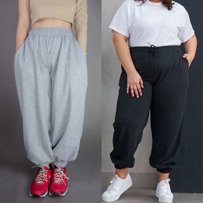 JOGGER OVERSIZE / SWEATPANTS JUMBO / SWEATPANTS OVERSIZE PRIA DAN WANITA / CELANA JOGGER UKURAN JUMB