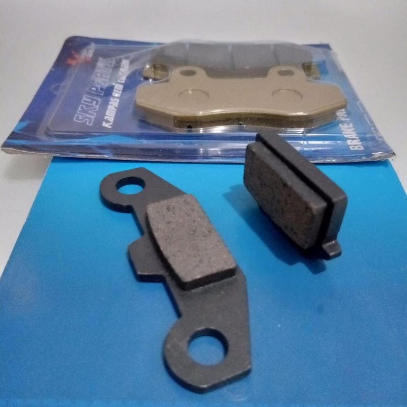 Kampas Rem Depan Belakang Set Khusus Motor Listrik Davigo Dragon / Davigo Dragon Sepaket