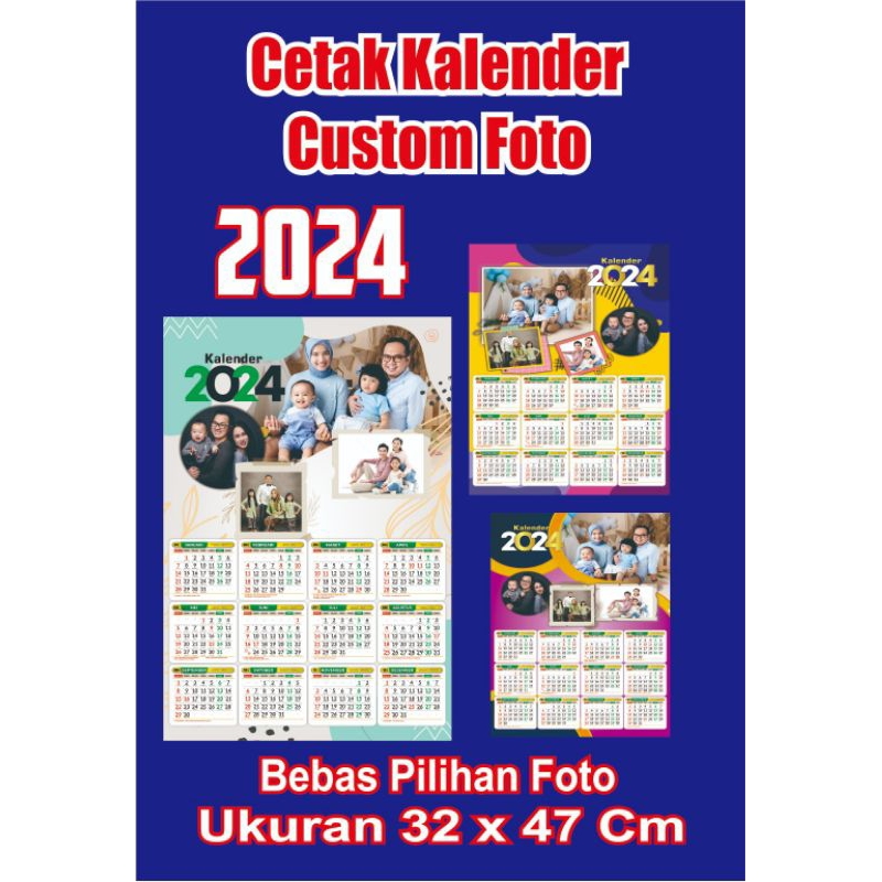 

Kalender Custom 12 Bulan, Tanpa Minimal Order