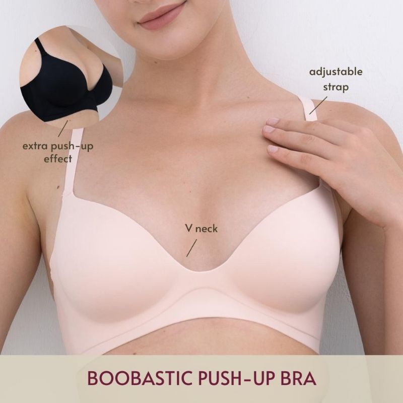 KLPB CHOISE Boobastic 3X PUSH UP BRA NO WIRE & SUPER PUSH UP Busa Sangat Tebal & Push up Cocok untuk