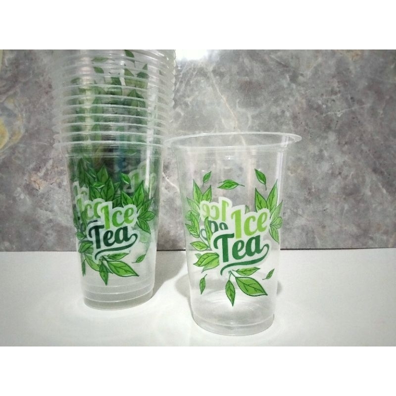 Lostklik Gelas Cup Ice Tea Starindo 16Oz