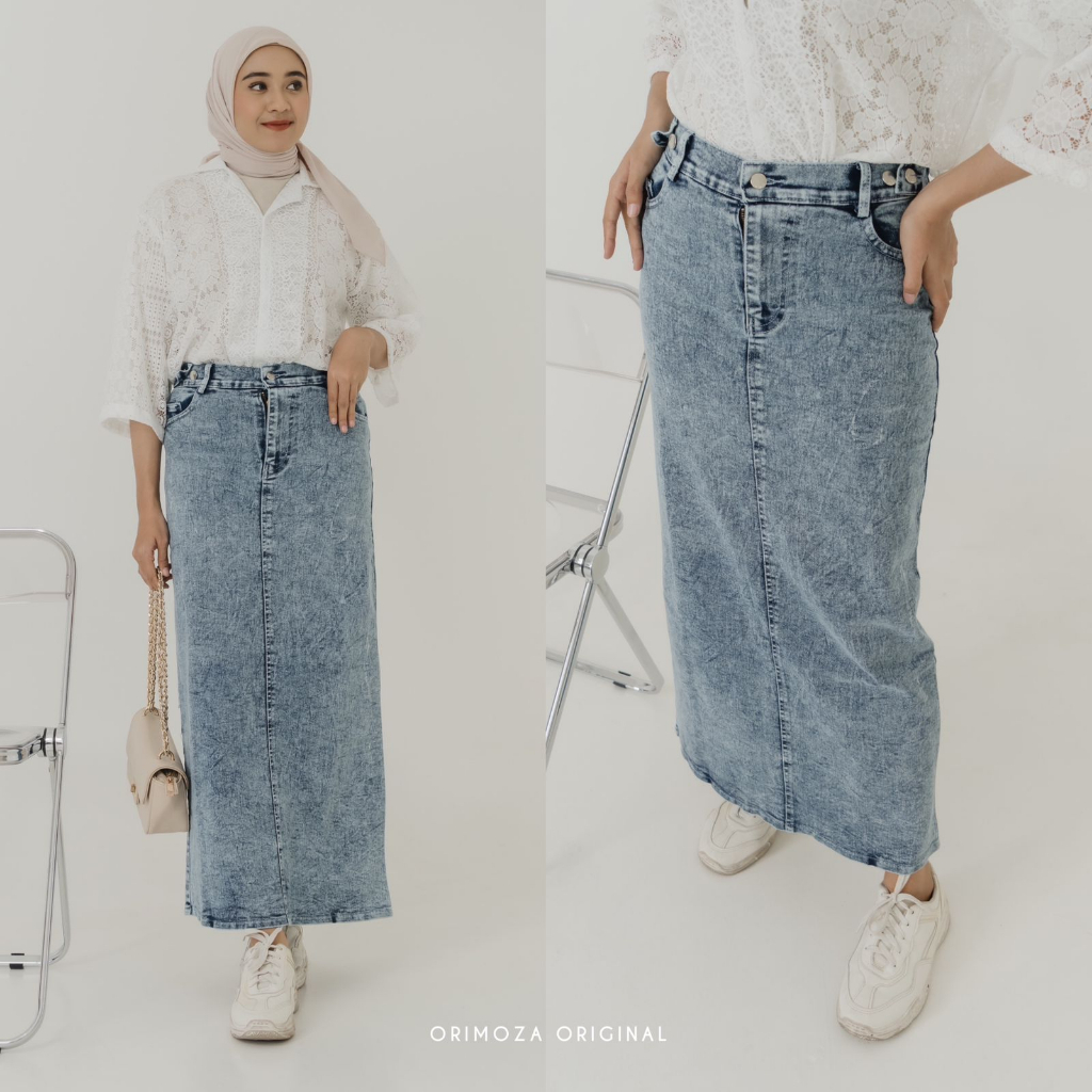 Bdg.Grosir Feana Rok Jeans Skirt