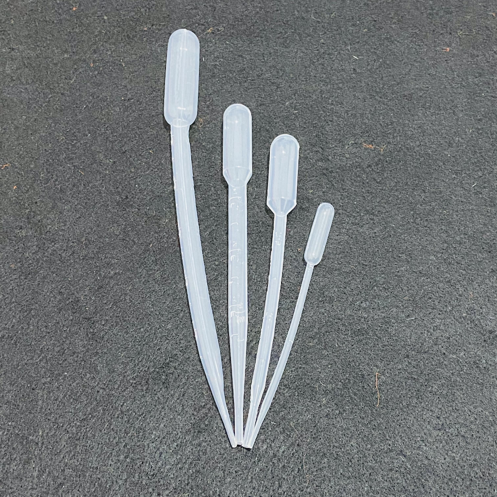 Pipet Tetes Plastik Ukuran 0.5ml 1ml 3ml 5ml Makanan Cupcake Aneka Bentuk Lucu Peralatan Lab Laborat