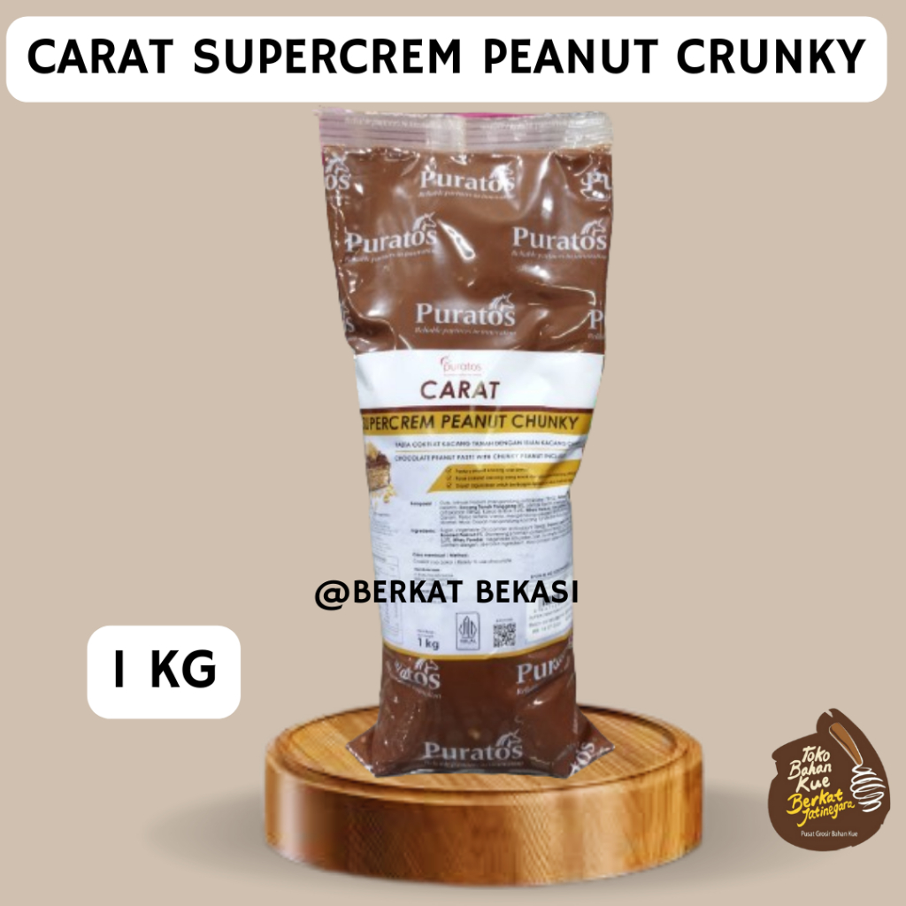 

CARAT SUPERCREM PEANUT CHUNKY 1 KG/COKLAT PURATOS/SELAI COKLAT