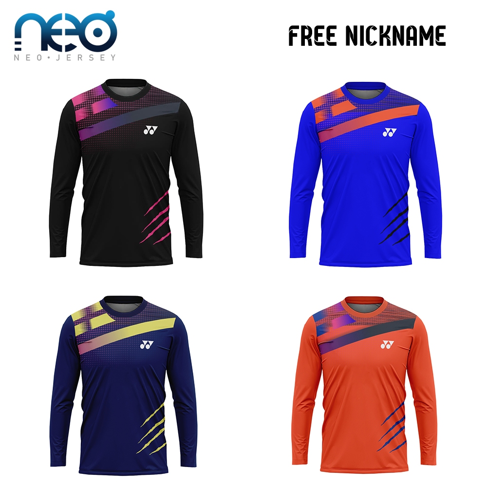 Jersey Bulutangkis | Jersey Badminton Pria | Jersey Bulutangkis Custom Nama | Kaos Badminton | Badmi