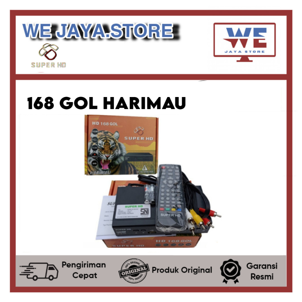 SET TOP BOX DIGITAL HARIMAU GARDINER HD SUPER HD SET TOP BOX 168 GOL HARIMAU
