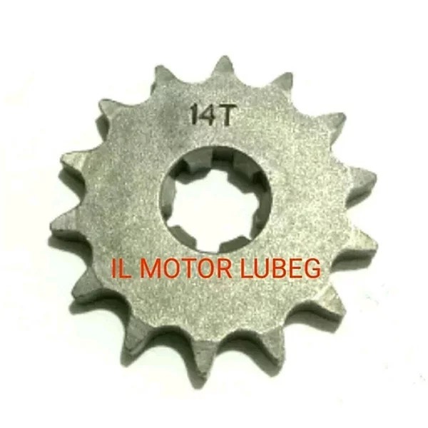 GEAR DEPAN 13T - 14T - 15T YAMAHA RX KING - FORCE 1 - F1ZR - VEGA R - JUPITER Z