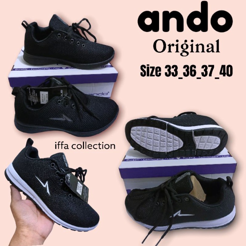 Stok terbaru sepatu ando original redy di toko iffa collection 