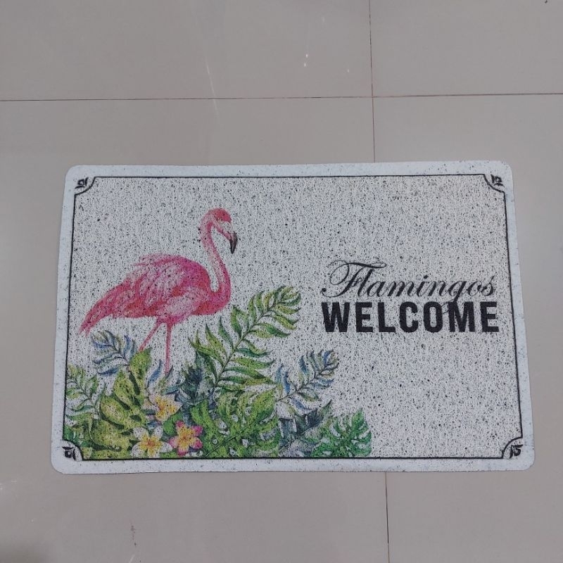 Cod - Ob93 Keset Kaki Anti Pasir Lap Kaki Aesthetic Ruang Tamu Kamar Teras Bihun Welcome Keset Kaki 