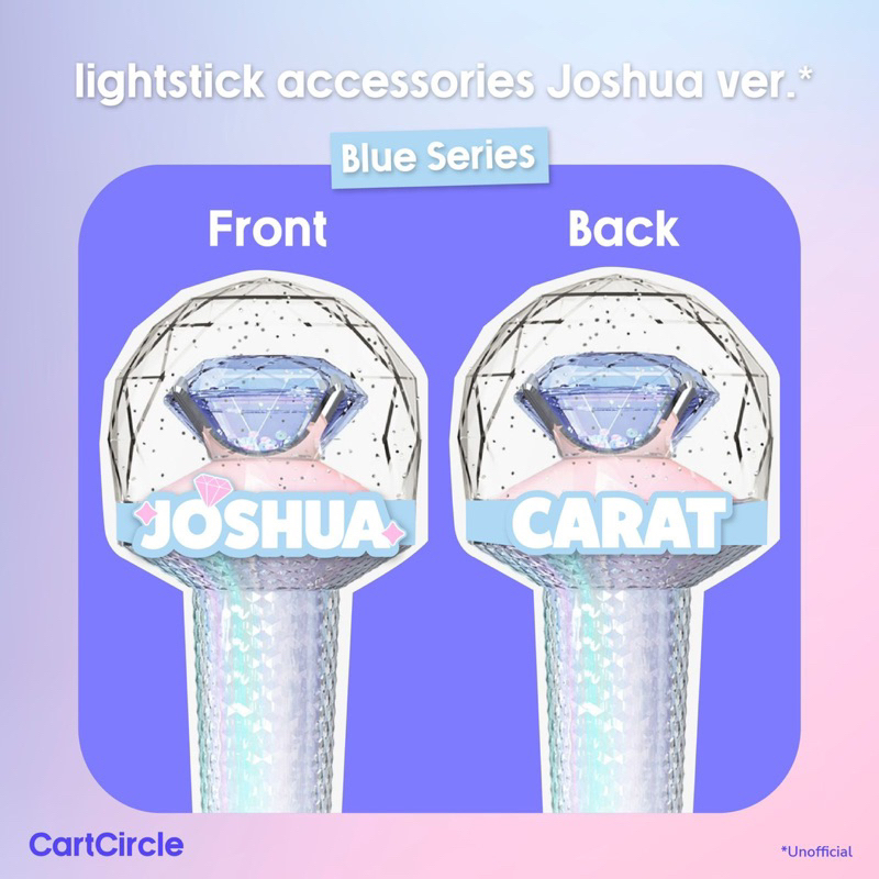 [PELUNASAN] Seventeen Lightstick Deco / Accessory fanmade