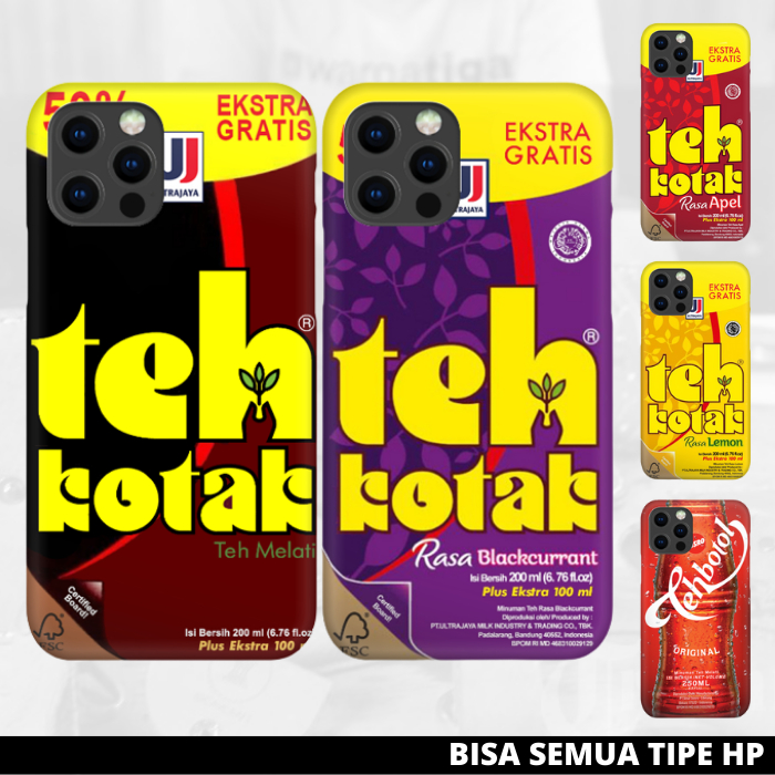 BOSCASING - Premium Casing Case Unik Teh Kotak Ultramilk Rokok Indomie PS1 Kondom Sutra Pocky All Ty