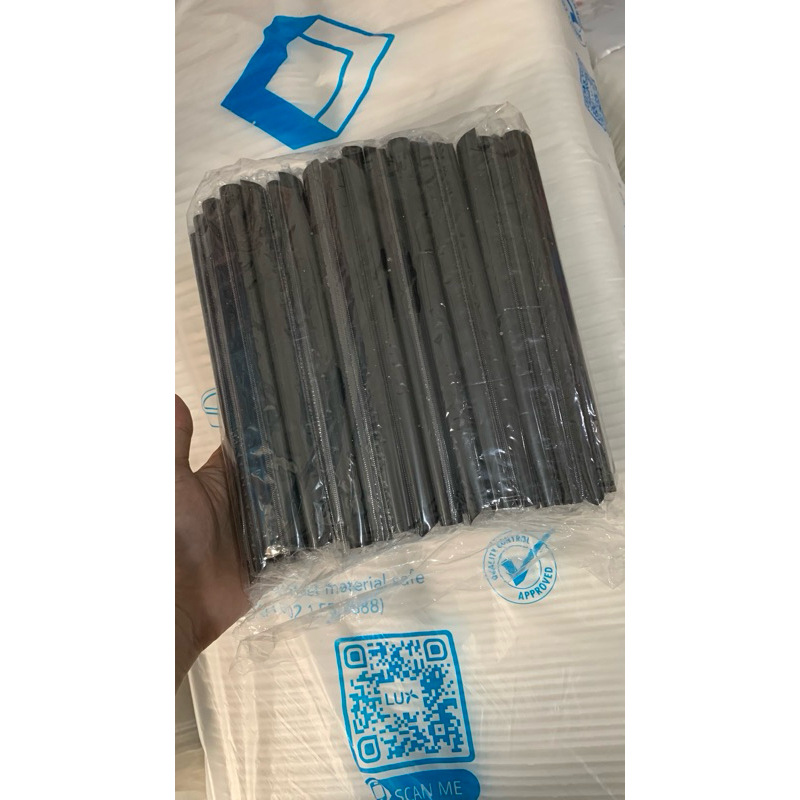 Sedotan Boba hitam steril  12ml / sedotan boba murah / sedotan minuman boba