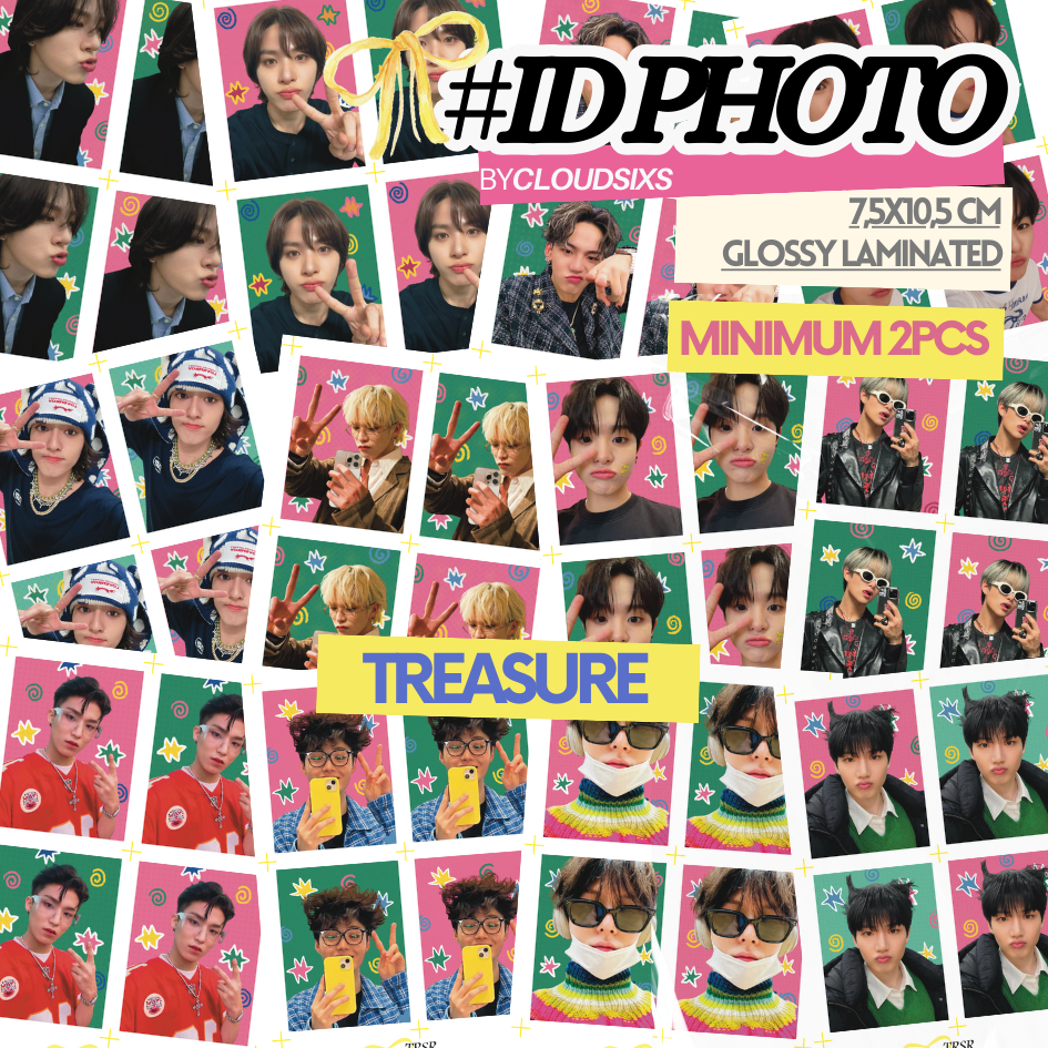 ID PHOTO 4 CUT <TREASURE,RIIZE,WOODZ,SVT,NJ>