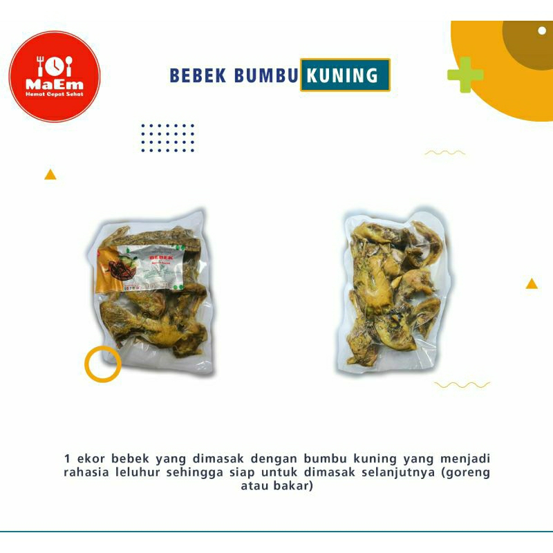 

Bebek Bumbu Kuning 1 Ekor Siap Goreng