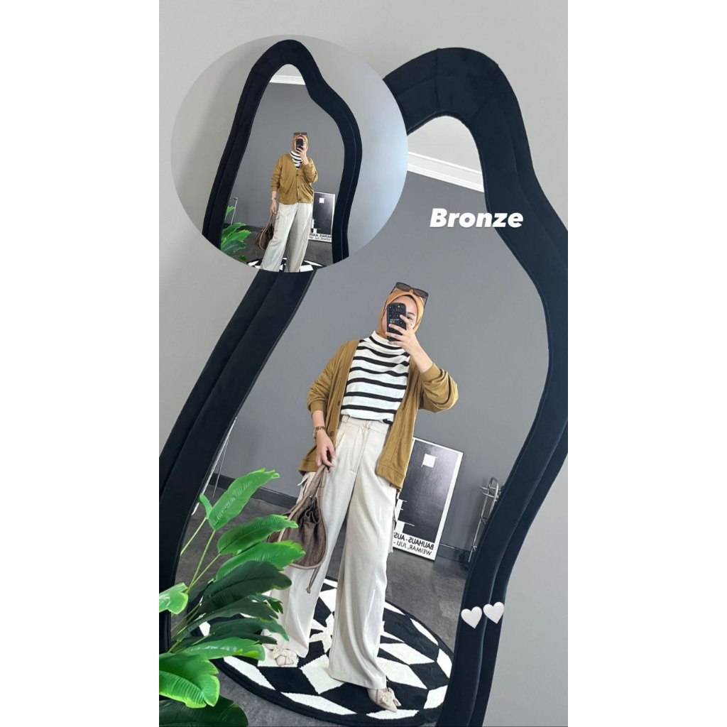 ZARA TUNIK - POCKET OUTER - BUTTON OUTER TUNIK WANITA ZARA SLIT TUNIK KEMEJA OVERSIZE WANITA - CAVA 