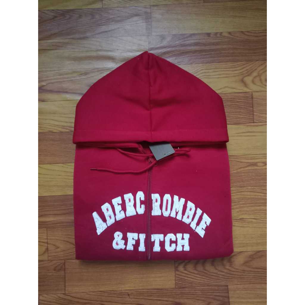 WHO AU BORDIR - Jaket Hoodie ABER Zipper Maron Premium Quality Full Teg & Label Bahan Teball Unisex