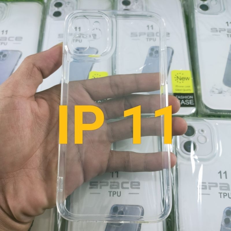 Silikon Soft case bening Space IP 11
