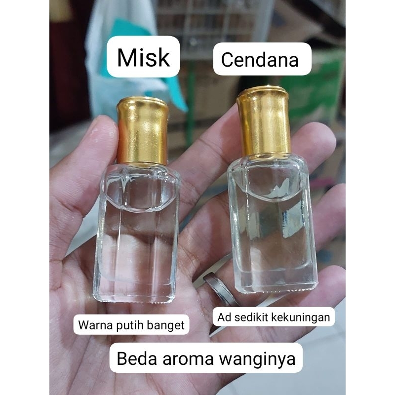 MINYAK WANGI CENDANA & MINYAK MISK PUTIH ISI 10ML - KALIMANTAN
