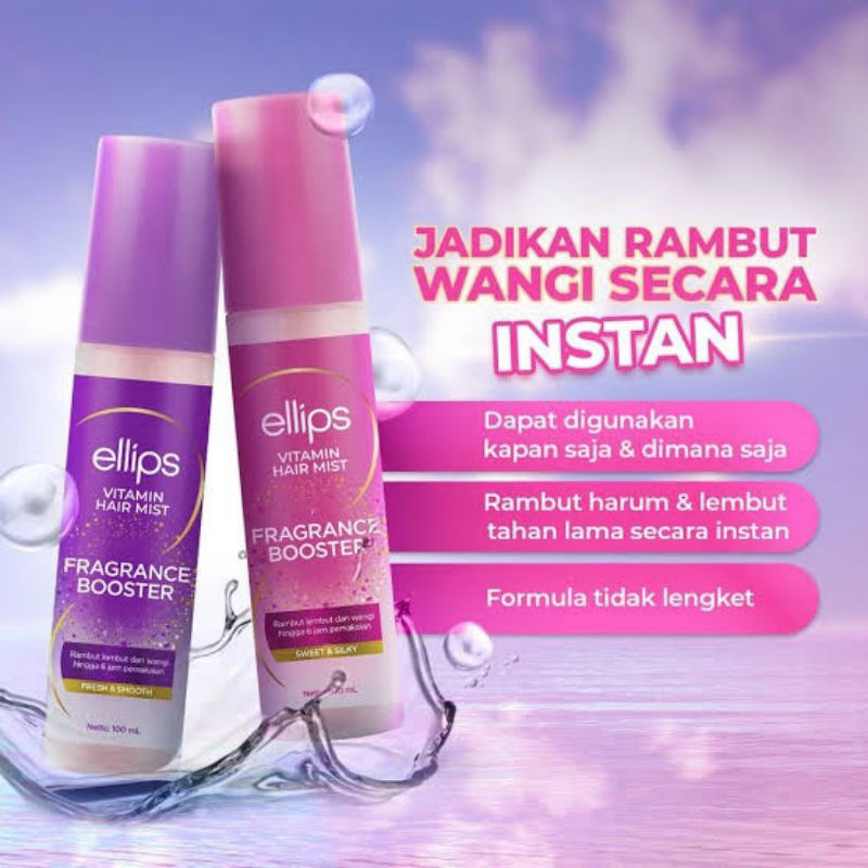 ELLIPS HAIR VITAMIN FRAGRANCE BOOSTER 100ML / SPRAY VITAMIN RAMBUT